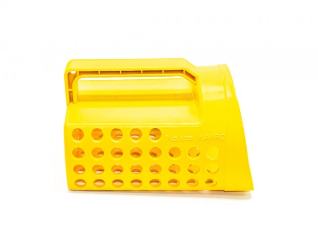 Zandzeef schep geel plastic