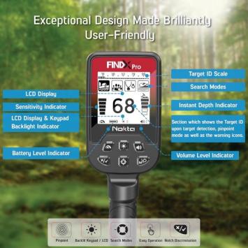Nokta FindX PRO waterdicht