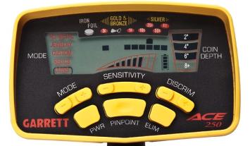 Garrett ACE 200i display